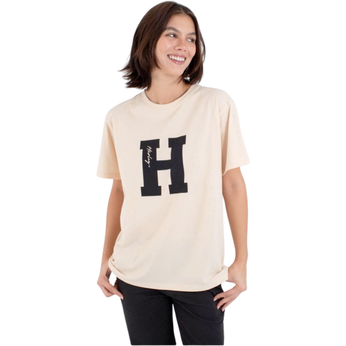 2026 Hurley Womens Out Run Tee WTSEU00027 - Beige